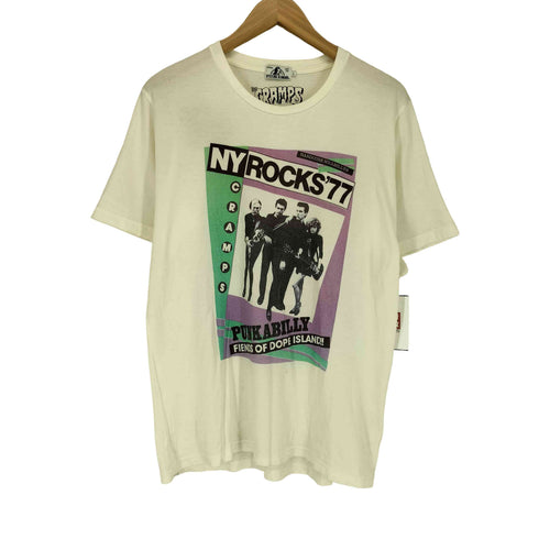 ヒステリックグラマー HYSTERIC GLAMOUR The CRAMPS ザ クランプス コラボ NY ROCKS'77 プリント 長袖 Tシャツ メンズ L