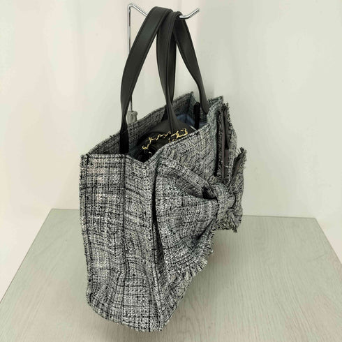 ダイアナ DIANA ミニBAGチャーム付き♪ビッグリボントートBAG レディース