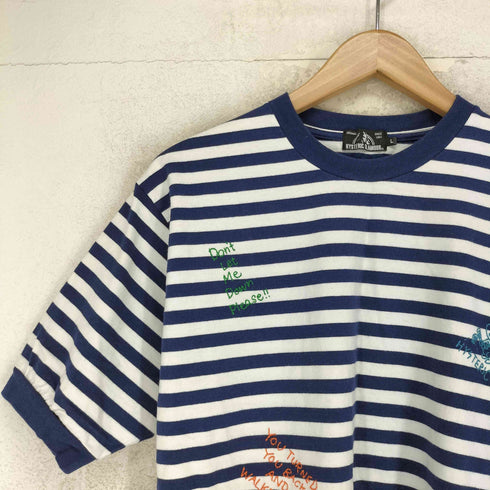 ヒステリックグラマー HYSTERIC GLAMOUR BABYS ON FIRE刺繍 半袖 Tシャツ メンズ L