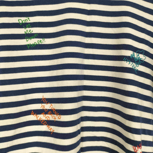 ヒステリックグラマー HYSTERIC GLAMOUR BABYS ON FIRE刺繍 半袖 Tシャツ メンズ L