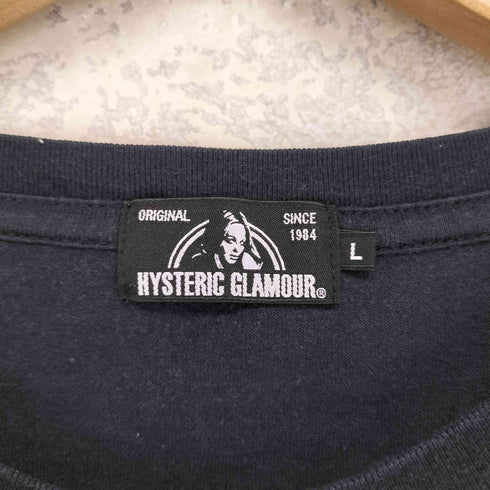 ヒステリックグラマー HYSTERIC GLAMOUR Hiss Girl ヒスガール プリント 長袖 Tシャツ メンズ L