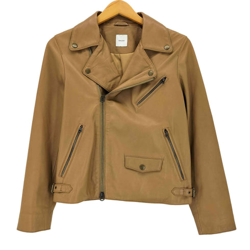 スピックアンドスパン Spick and Span SHEEP SKIN シープスキン ダブルライダースジャケット レディース 36