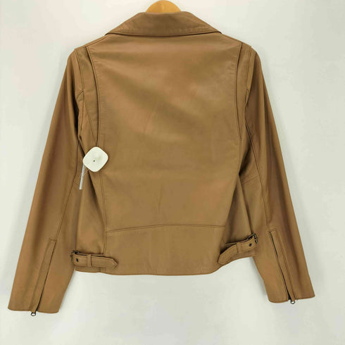 スピックアンドスパン Spick and Span SHEEP SKIN シープスキン ダブルライダースジャケット レディース 36