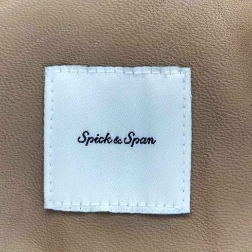 スピックアンドスパン Spick and Span SHEEP SKIN シープスキン ダブルライダースジャケット レディース 36