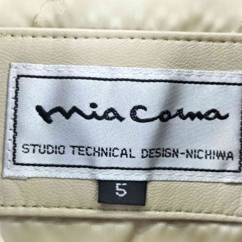 MIA CARNA ミアカーナ ラムレザージャケット レディース 5