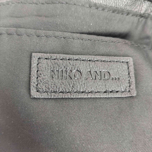 ニコアンド niko and... アソートレザー巾着ショルダーバッグ メンズ