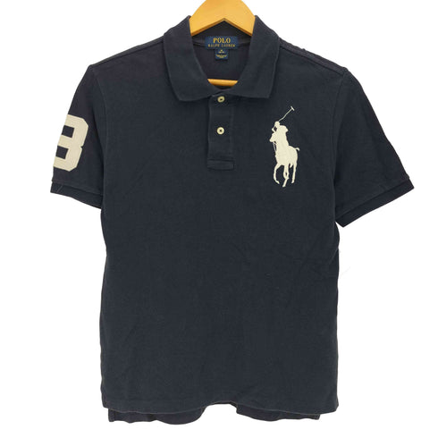 ポロラルフローレン POLO RALPH LAUREN ビッグポニー刺繍 ナンバリング ポロシャツ レディース import:M