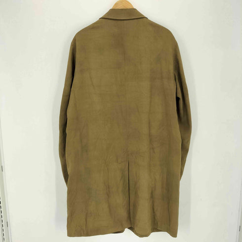 バーニーズニューヨーク BARNEYS NEWYORK シルク100% チェスターコート メンズ 50