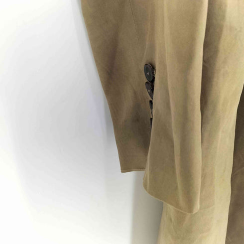 バーニーズニューヨーク BARNEYS NEWYORK シルク100% チェスターコート メンズ 50