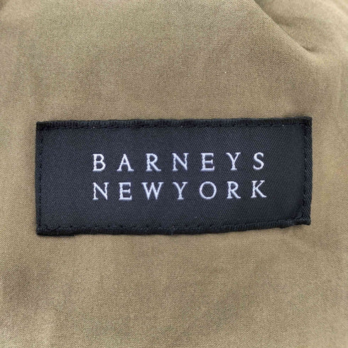 バーニーズニューヨーク BARNEYS NEWYORK シルク100% チェスターコート メンズ 50