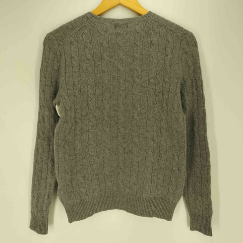 ポロラルフローレン POLO RALPH LAUREN ウールカシミヤ ポニー刺繍 ケーブルニット レディース import:M