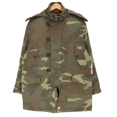 ダニエルクレミュ DANIEL CREMIEUX ラクーンファー ダブルジップ 迷彩 ダウンコート メンズ import:S