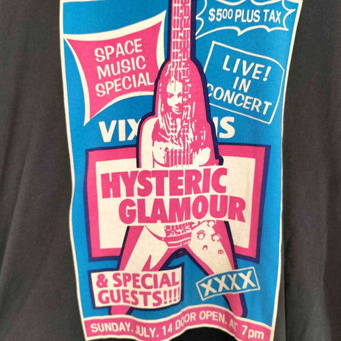 ヒステリックグラマー HYSTERIC GLAMOUR ギターガール プリント 半袖 Tシャツ メンズ L