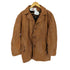 シアーズ Sears The Leather Shop 70s USA製 フリースライナー付き くるみボタン レザー カーコート メンズ 42 REG