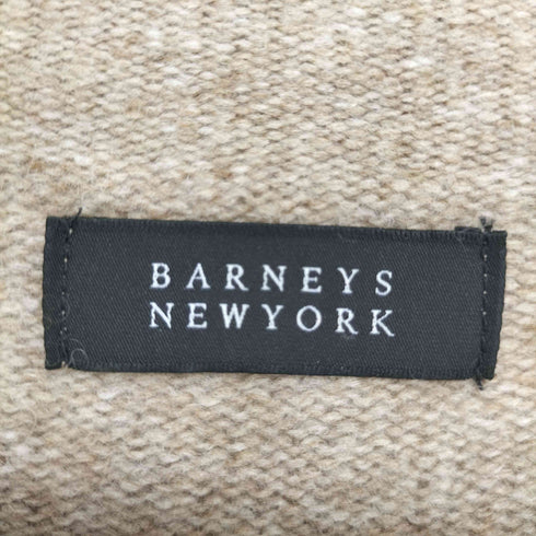 バーニーズニューヨーク BARNEYS NEWYORK ウール ハイネック スリット 長袖 ニットワンピース レディース