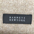 バーニーズニューヨーク BARNEYS NEWYORK ウール ハイネック スリット 長袖 ニットワンピース レディース