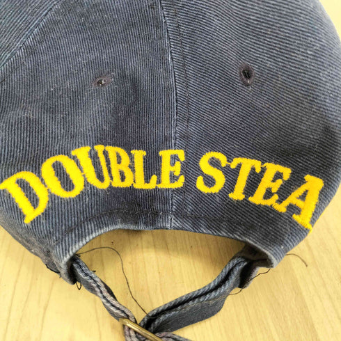 DOUBLESTEAL ビッグ ロゴ刺繍 6パネル ベースボールキャップ メンズ