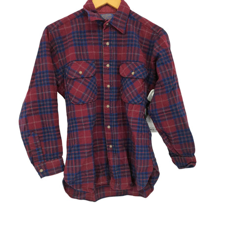 ペンドルトン PENDLETON ウール チェックシャツ レギュラーカラー メンズ import:M