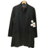 アニエスベーオム Agnes b.homme ウールカシミヤ ダブルジップ スタンドカラー コート メンズ EUR:46