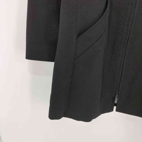 アニエスベーオム Agnes b.homme ウールカシミヤ ダブルジップ スタンドカラー コート メンズ EUR:46
