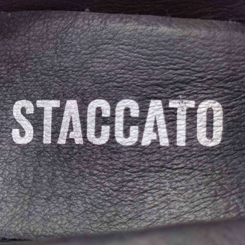 スタッカート STACCATO ミロードレープカット ブーティー ルビーナ ピンヒール レディース JPN:23.5