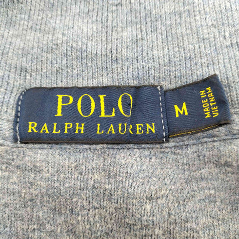 ポロラルフローレン POLO RALPH LAUREN 現行タグ ポニー 刺繍 ハーフジップ コットン ニット メンズ import:M