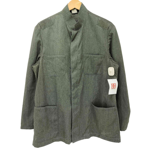 イタリア軍 スタンドカラー 比翼 ミリタリー ジャケット メンズ 50 6 R