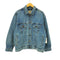 エディーバウアー Eddie Bauer 90S 白タグ サイド ポケット オーバーサイズ デニム トラッカー ジャケット レディース import:M