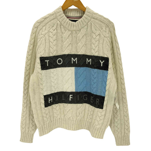 トミーヒルフィガー TOMMY HILFIGER ケーブルニットセーター メンズ S