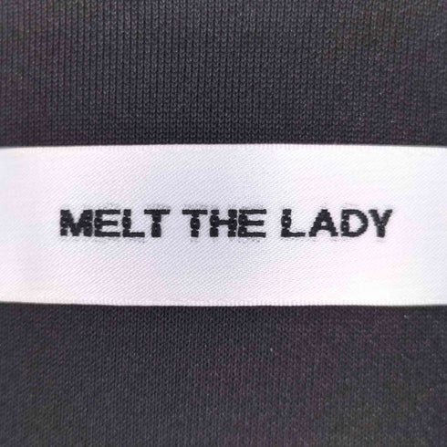 メルトザレディ Melt the lady ギャザーデザイン ジップアップパーカー レディース FREE