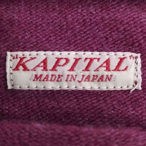 キャピタル KAPITAL ラムウール天竺ベルジスリーブベルTシャツ レディース JPN:0