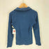 ラルフローレン RALPH LAUREN 00S ボーダー リブ編み レースアップ カットソー Y2K レディース import:M