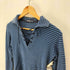 ラルフローレン RALPH LAUREN 00S ボーダー リブ編み レースアップ カットソー Y2K レディース import:M