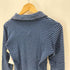 ラルフローレン RALPH LAUREN 00S ボーダー リブ編み レースアップ カットソー Y2K レディース import:M