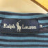 ラルフローレン RALPH LAUREN 00S ボーダー リブ編み レースアップ カットソー Y2K レディース import:M
