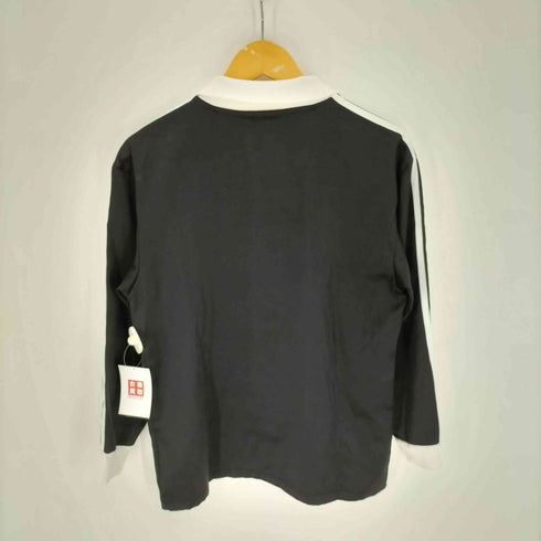 アディダスオリジナルス adidas Originals 23AW スリーストライプス サテン 長袖Tシャツ レディース import:M
