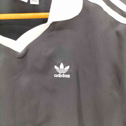 アディダスオリジナルス adidas Originals 23AW スリーストライプス サテン 長袖Tシャツ レディース import:M