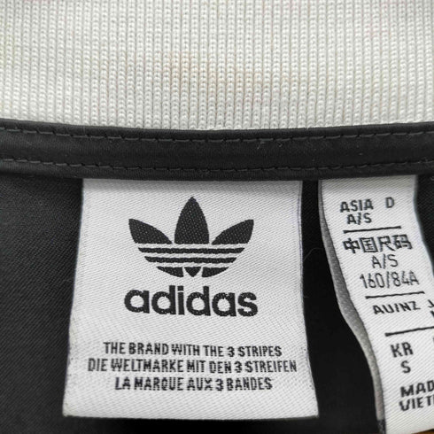 アディダスオリジナルス adidas Originals 23AW スリーストライプス サテン 長袖Tシャツ レディース import:M