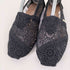 トムス TOMS Classic Black Moroccan Crochet クラシック ブラック モロッカン クロシェ フラワーレース シューズ レディース US:6.5