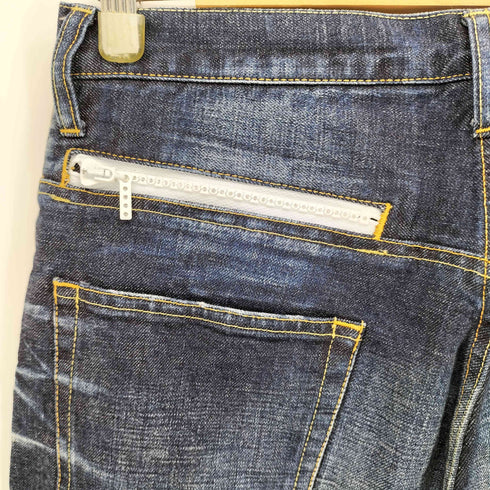 ユニフォームエクスペリメント uniform experiment MEDIUM RISE HARD DAMAGED STRETCH JEANS メンズ 29