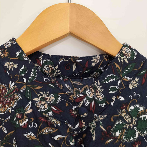 アンティカパターントルソ antiqua patterntorso antiqua アラベスク 花柄 シャツワンピース ワンピース レディース FREE