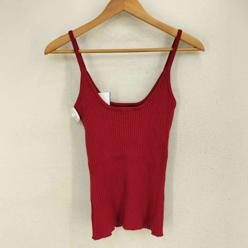 クレージュ courreges フロント刺繍キャミソール レディース import:M