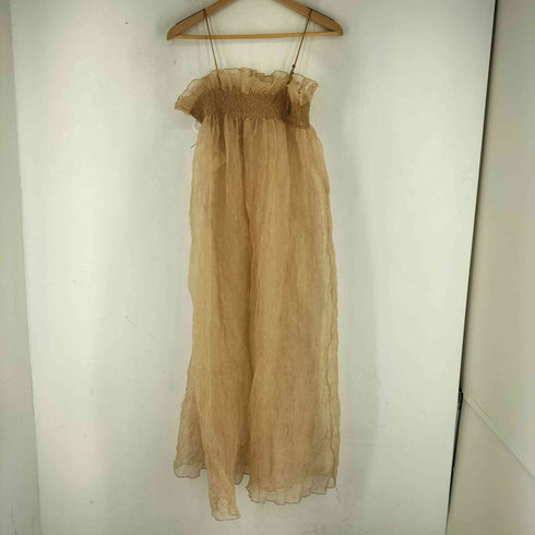 ラインヴァンド LEINWANDE Recycle Organdy Pleats Dress オーガンジーワンピース レディース FREE