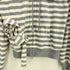 オープンワイワイ OPEN YY APPLIQUE ZIPUP JACKET アップリケ ジップアップ スウェットシャツ レディース L