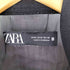 ザラ ZARA ドルマン スリーブ サテン シアー MA-1 フライト ボンバー ジャケット レディース import:M