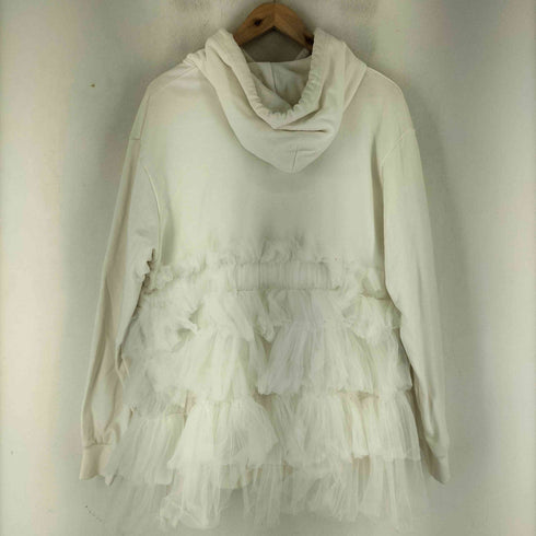 ヴィヴィアーノ VIVIANO Gathered Tulle Hoodie ギャザーチュールフーディ レディース import:M