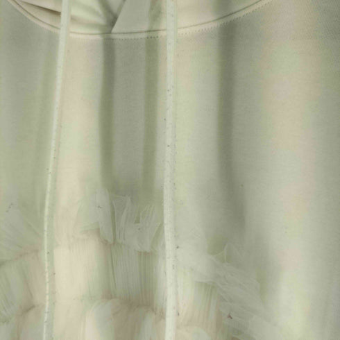 ヴィヴィアーノ VIVIANO Gathered Tulle Hoodie ギャザーチュールフーディ レディース import:M