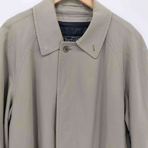 バーバリーズ BURBERRYS 80-90s 紺タグ 比翼 ライナー付き ステンカラーコート メンズ 90-165-4