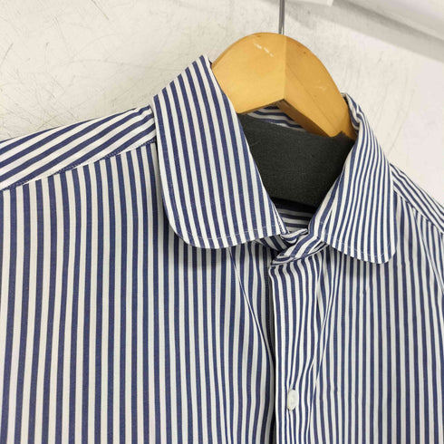 ディストリクトユナイテッドアローズ District UNITED ARROWS ラウンドカラー L/S ストライプシャツ メンズ 40