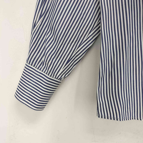 ディストリクトユナイテッドアローズ District UNITED ARROWS ラウンドカラー L/S ストライプシャツ メンズ 40